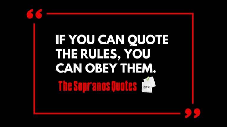 "If you can quote the rules, you can obey them" quotation
