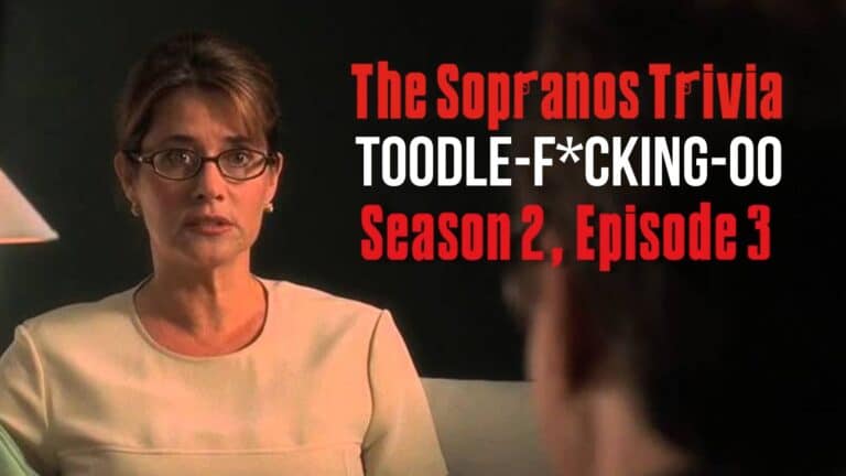 the sopranos toodle-oo trivia