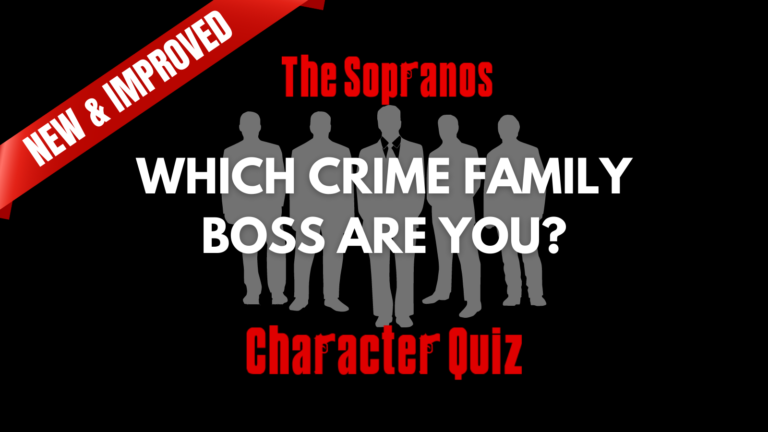 which sopranps crime family boss are you cover image